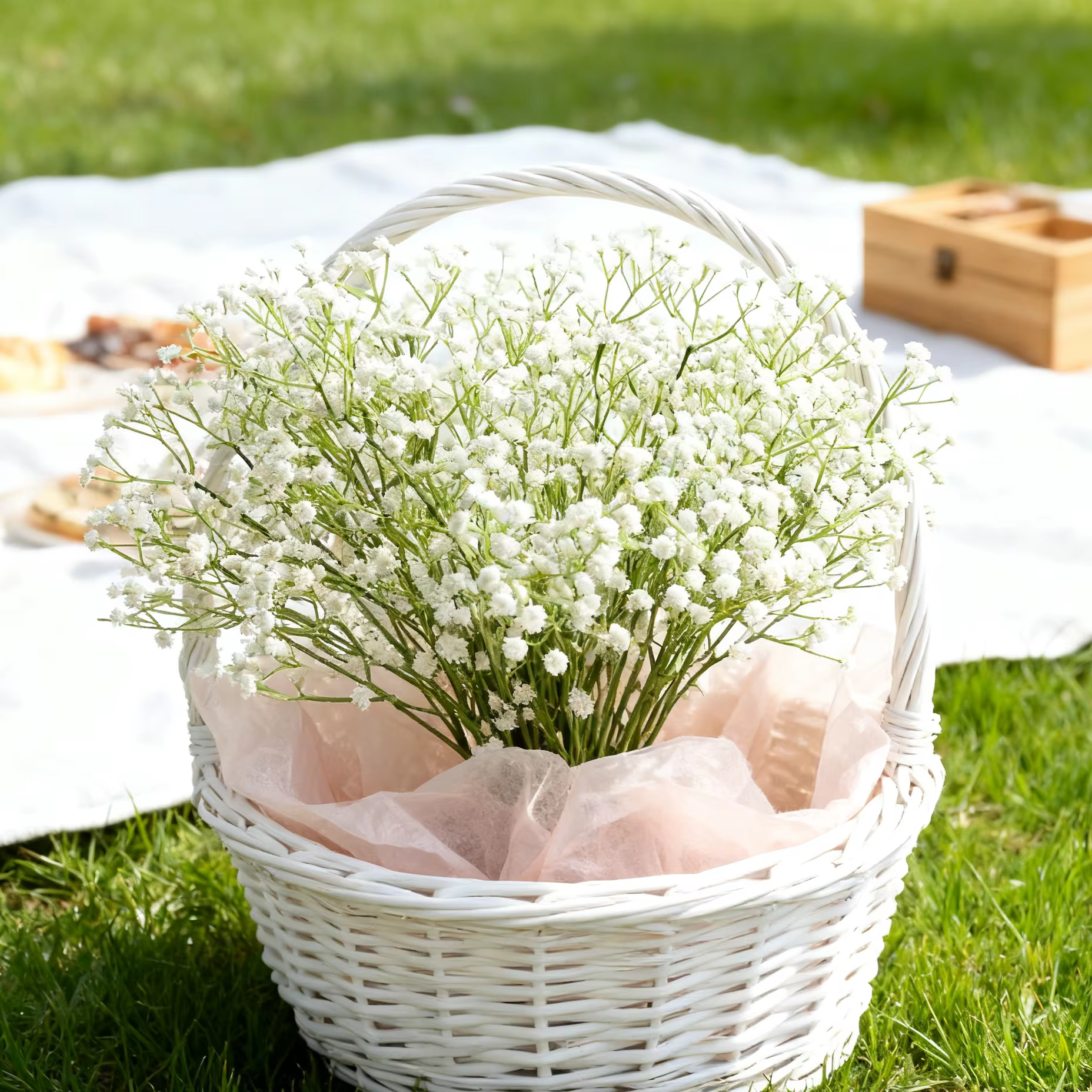 1/3 pièces plante artificielle 1 lot gypsophile petite tête de fleur maison chambre cour décor accessoires couronne mariage bricolage faux accessoire de Table