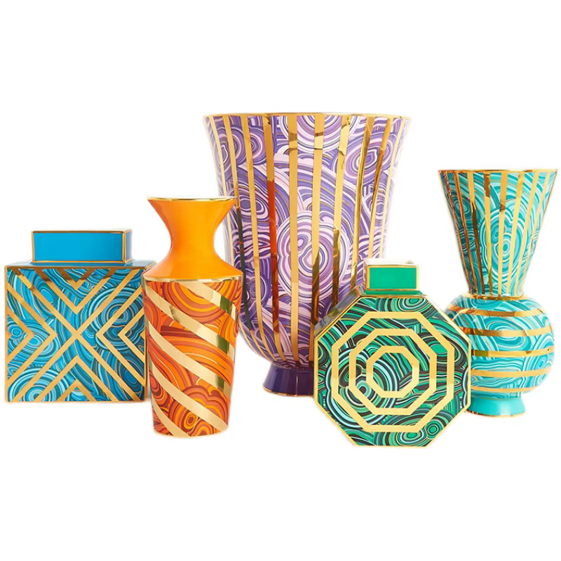 Vase à fleurs en céramique de luxe américain