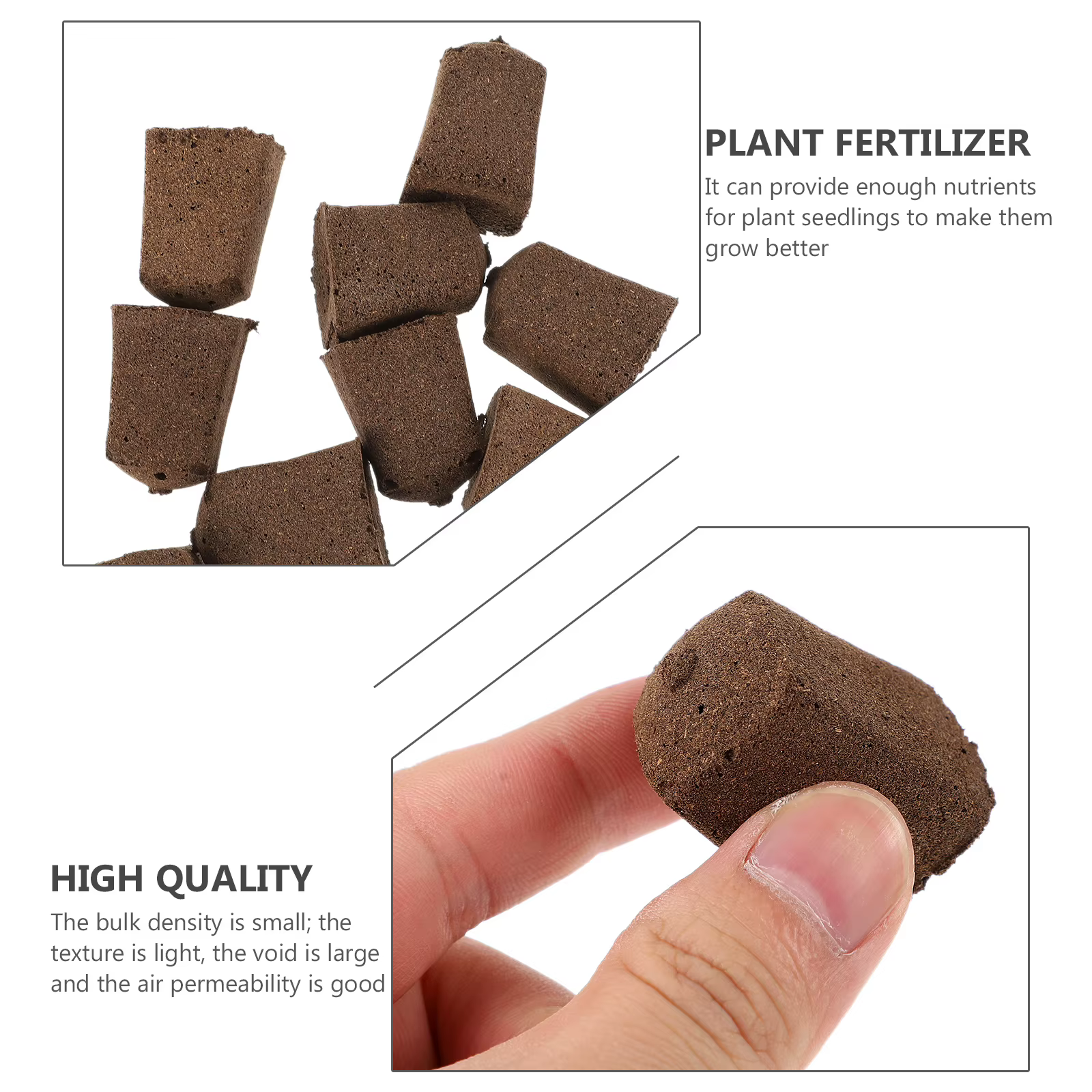 Blocs de nutriments pour plantes de pépinière