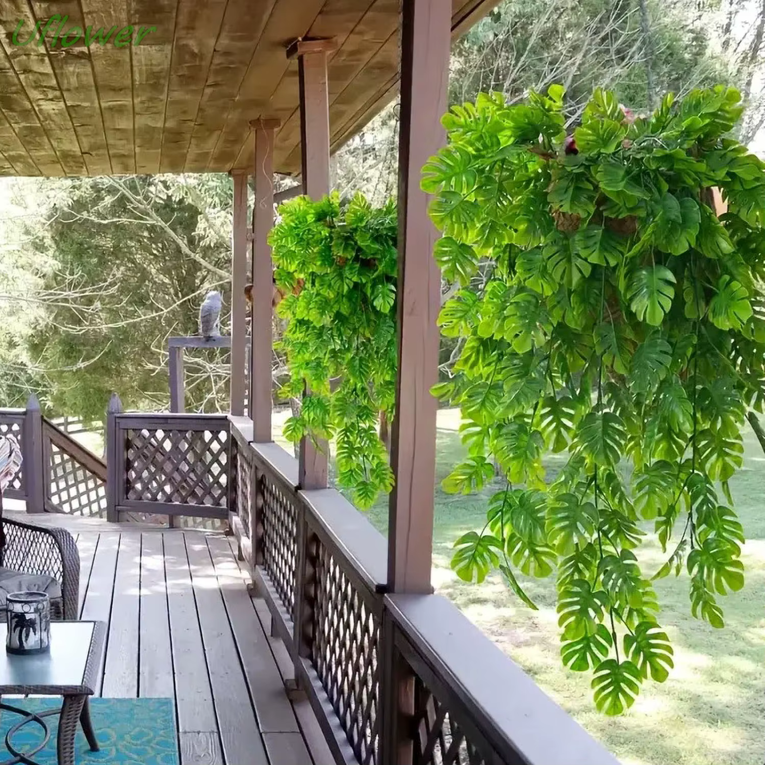 Plante artificielle suspendue de fougère persane de 79cm