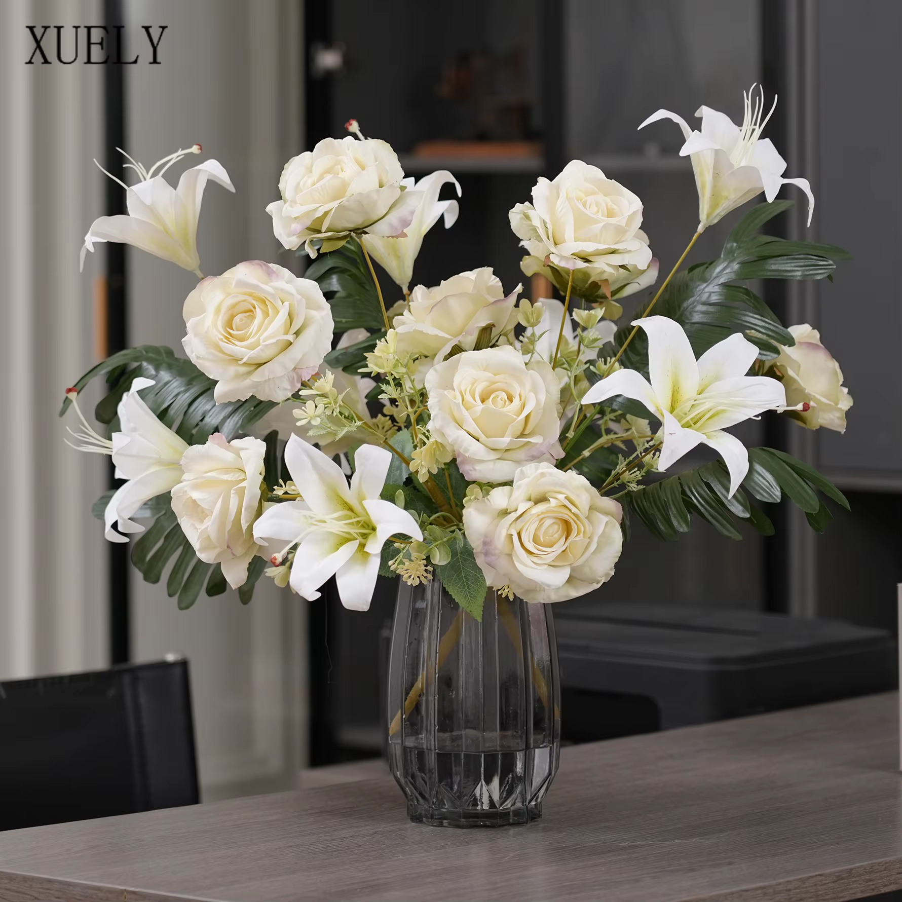 Bouquet de fleurs artificielles en soie X2025