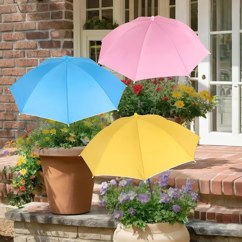 Parapluie d'ombrage pour plantes avec piquet métallique