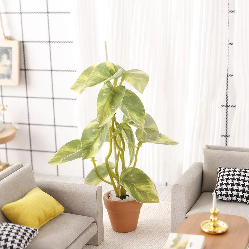 Modèle de plante verte bonsaï Miniature pour maison de poupée 1/12