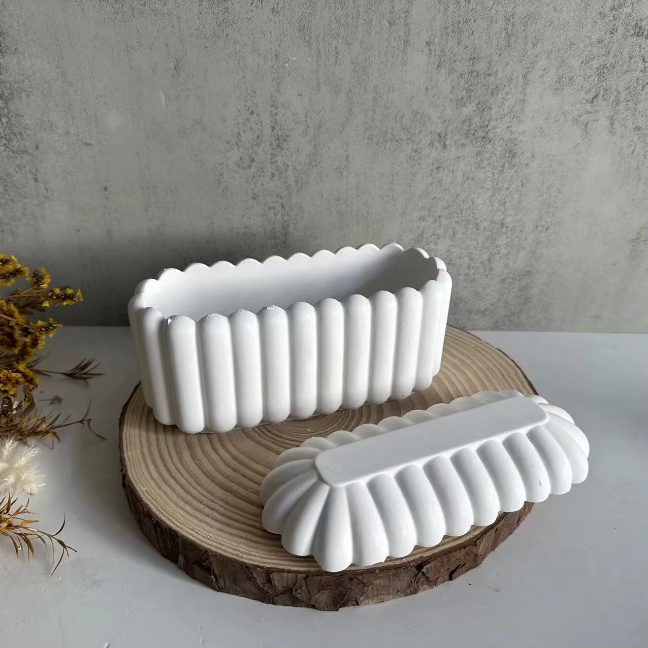 Moule en silicone en argile pour pot de fleurs