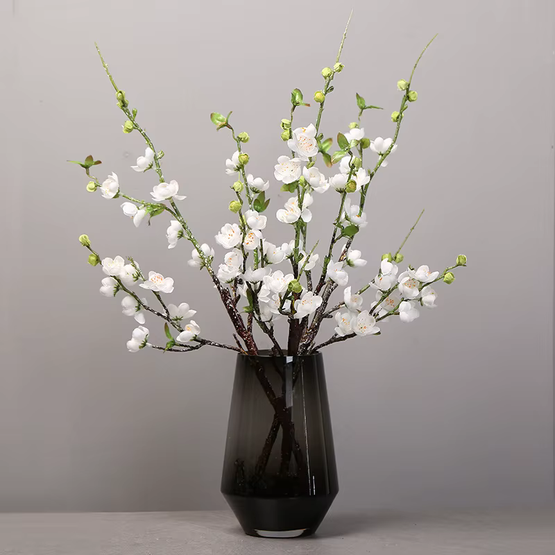 Branches de fleurs artificielles en soie