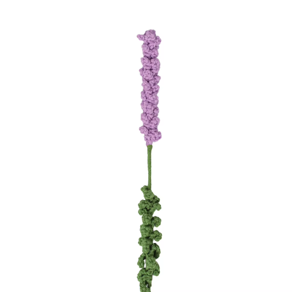 Arrangement de fleurs tissé à la la lavande