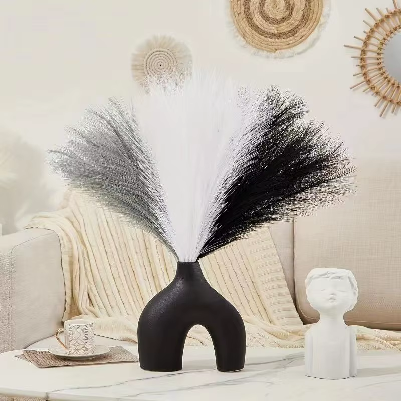 Décor d'herbe de Pampas artificielle