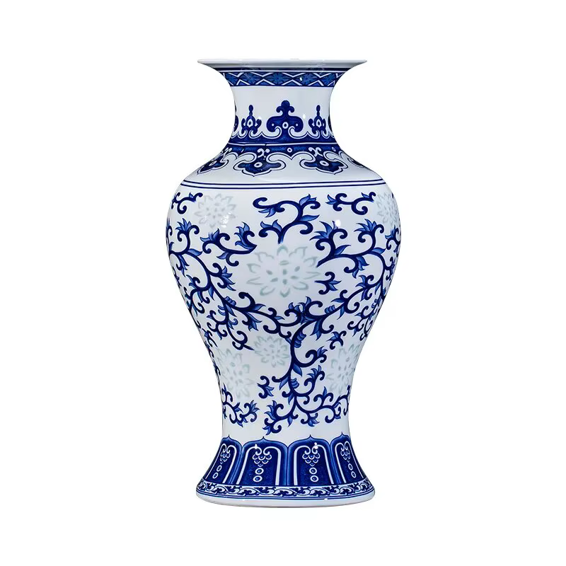 Vase à fleurs en porcelaine d'os
