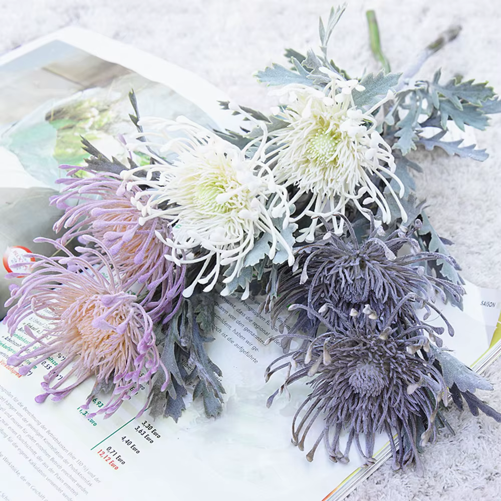 Branche de fleurs artificielles