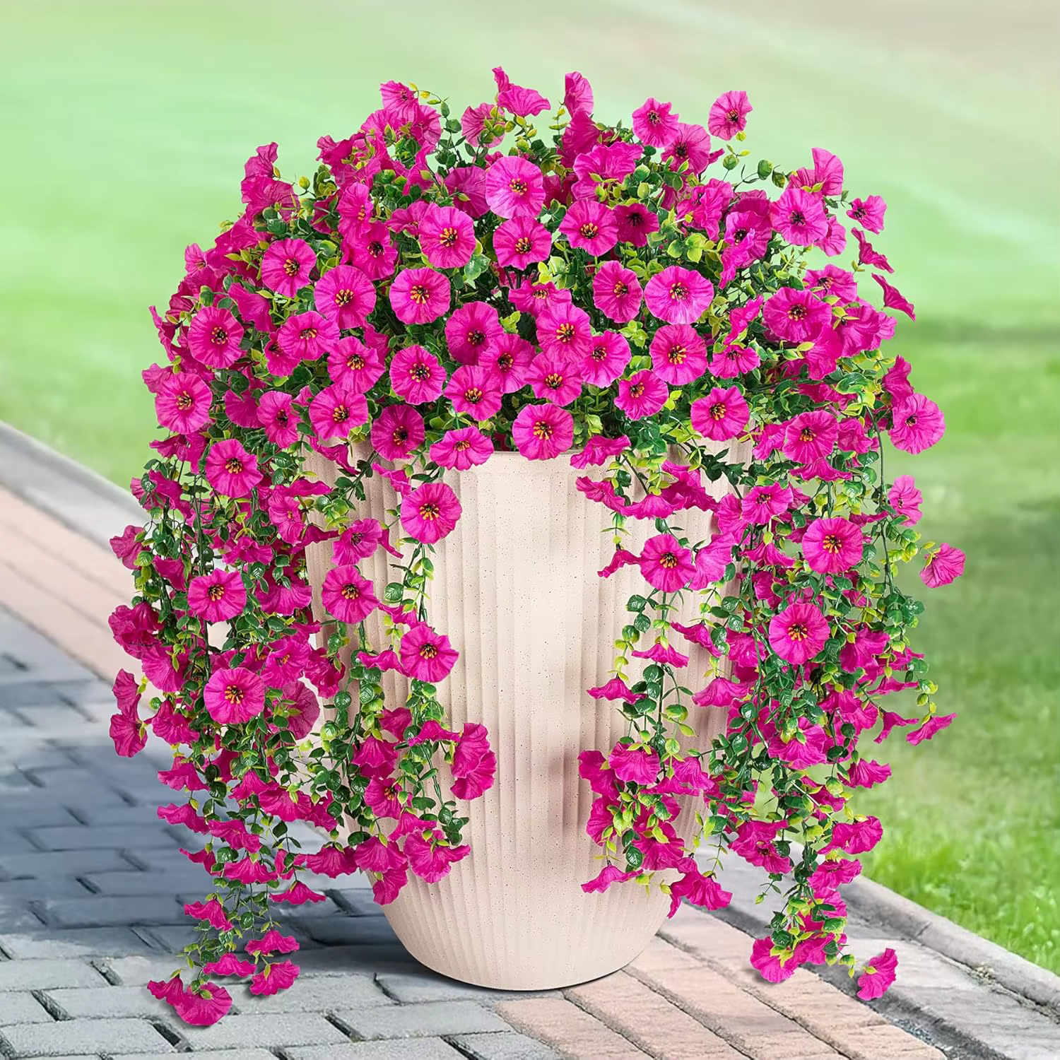 Guirlande de fleurs artificielles Morning Glory pour mariage