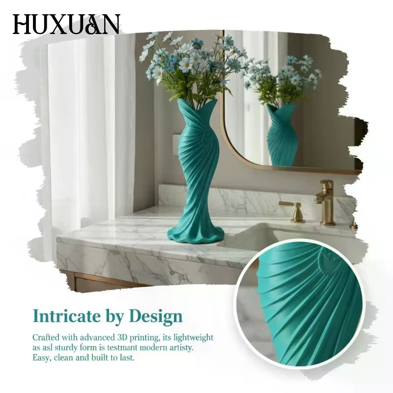 Vase en plastique élégant en forme de robe