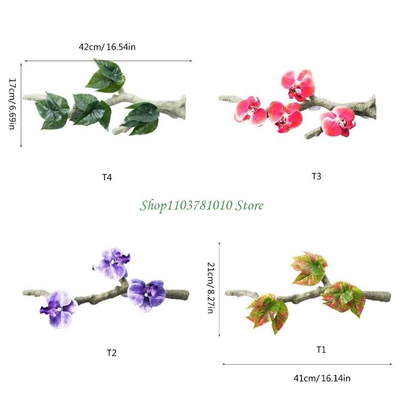 U55D Reptiles Vine Aspiration Tup Aquariums Decoration Life Like Climbing