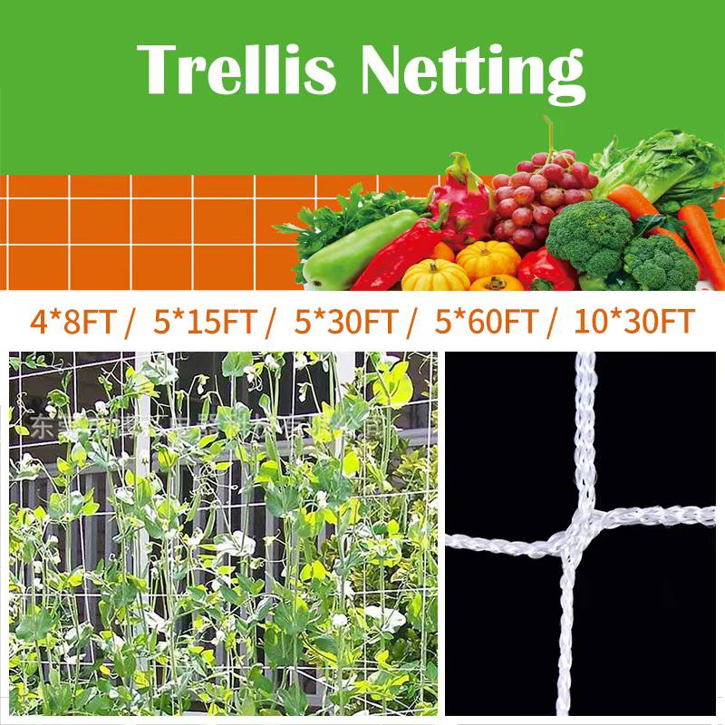 Filet d'escalade en polyester pour plantes de jardin