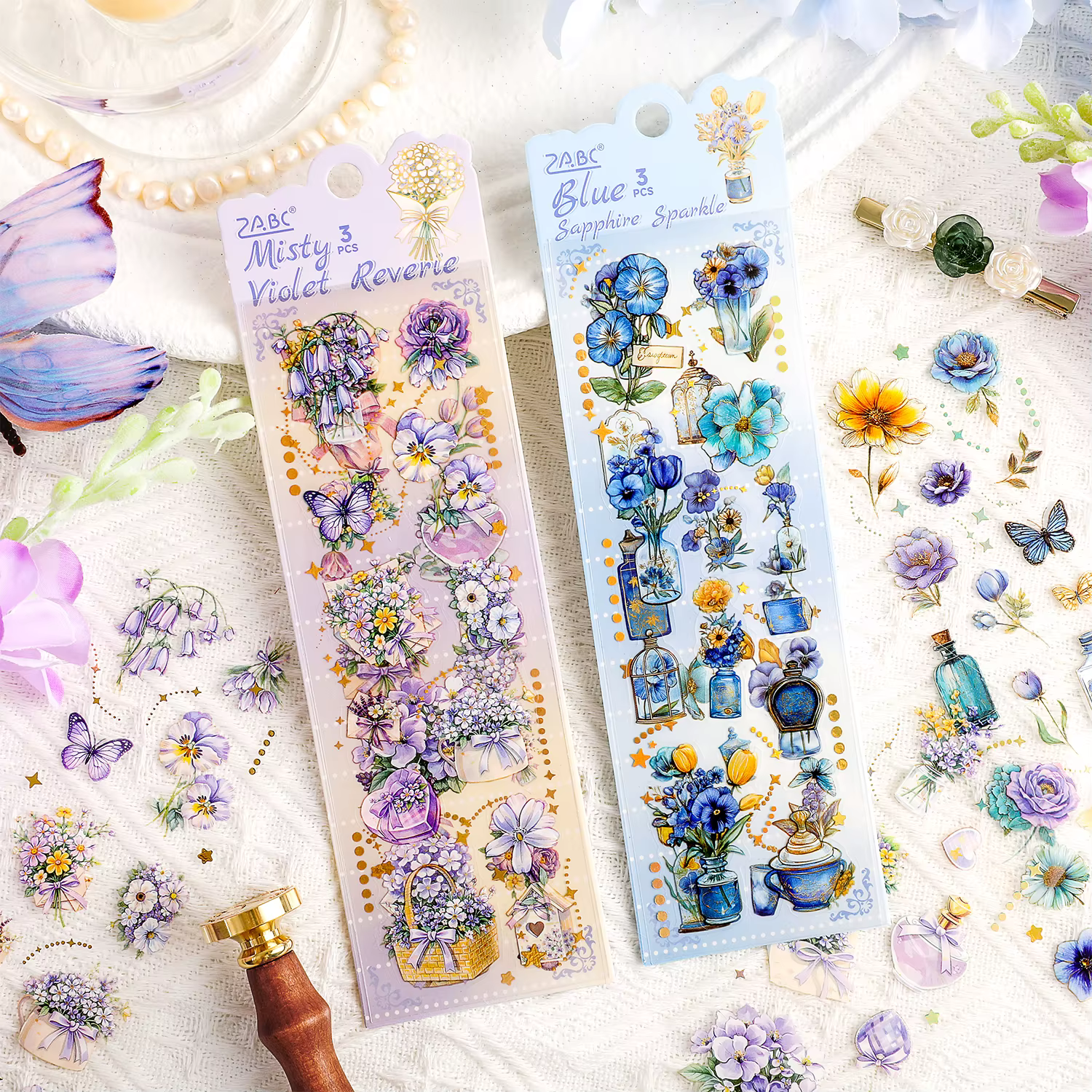 Série de stickers 4style Starry Field Flower Box