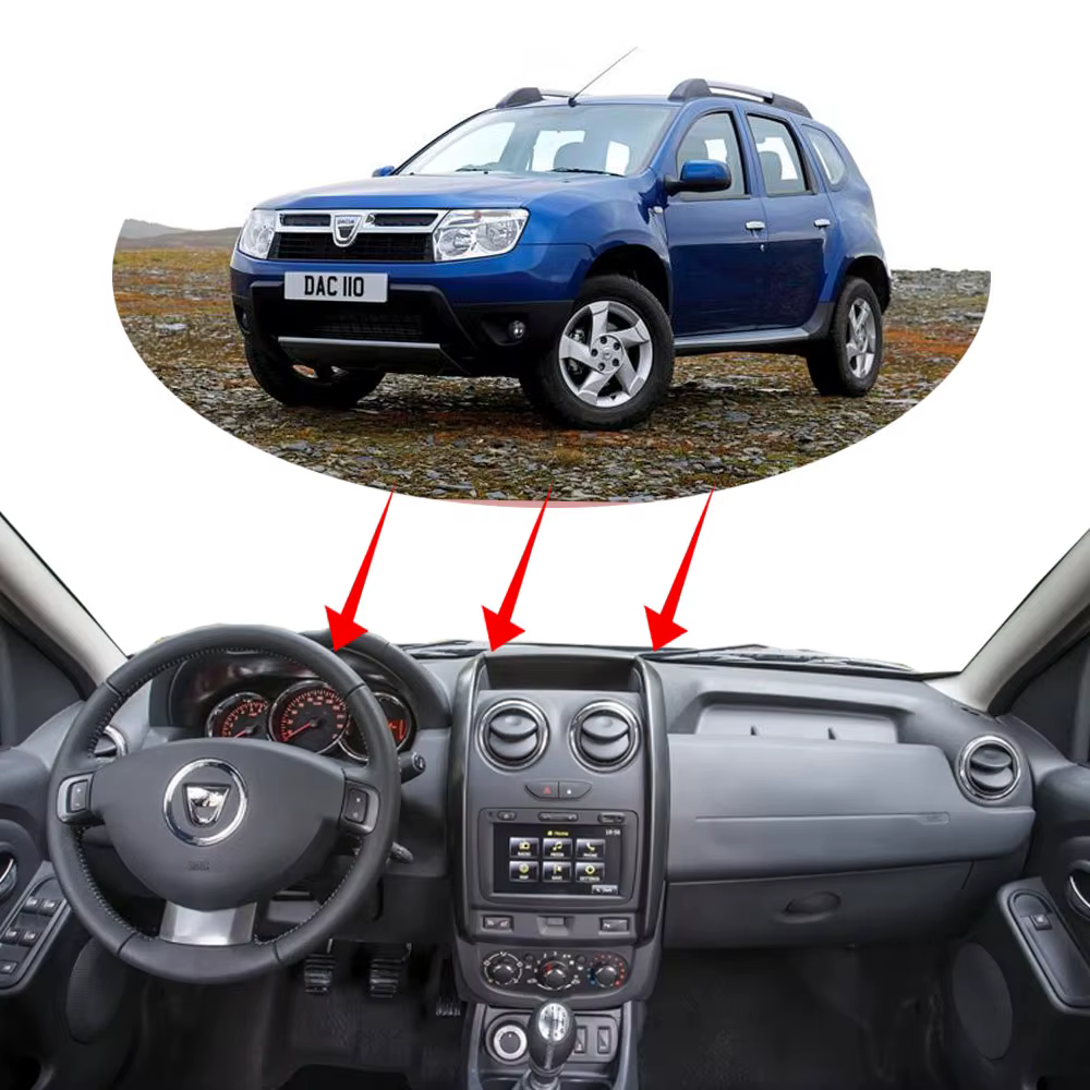 Juste de Protection pour Pare-Soleil, Polymères Dast, Coussin de Tapis, Accessoire de Voiture, pour Renault Dacia Duster HS 2013 2014 2015 2016 2017