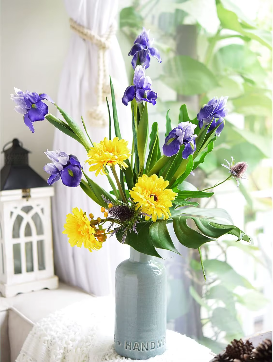 Fleurs d'iris artificielles pour mariage