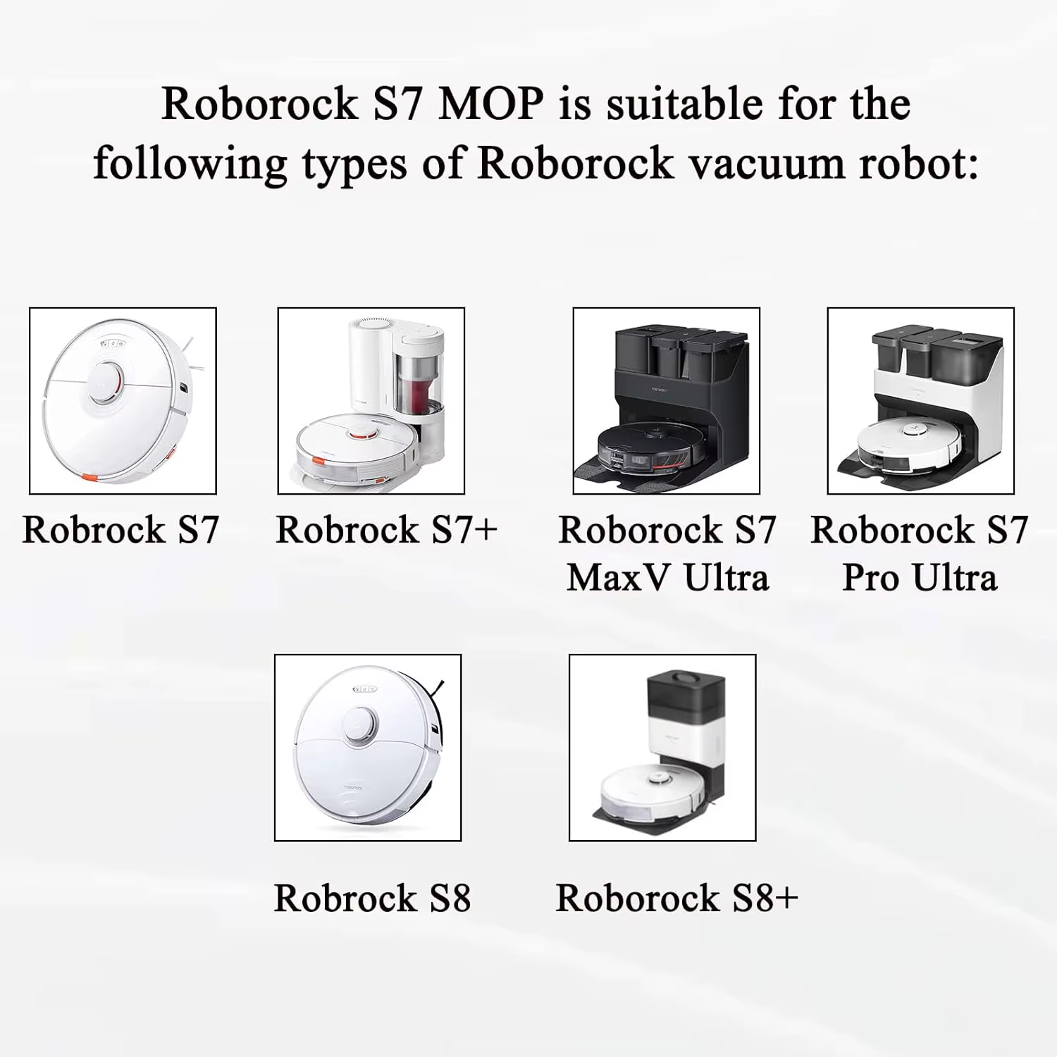 Roborock – accessoires originaux, chiffon de vadrouille * 2 pour série S7/S8.roborock S7/S7 Max Ultra/S7 MaxV/S7 MaxV Ultra/S7 Pro Ultra/S8/S8 +