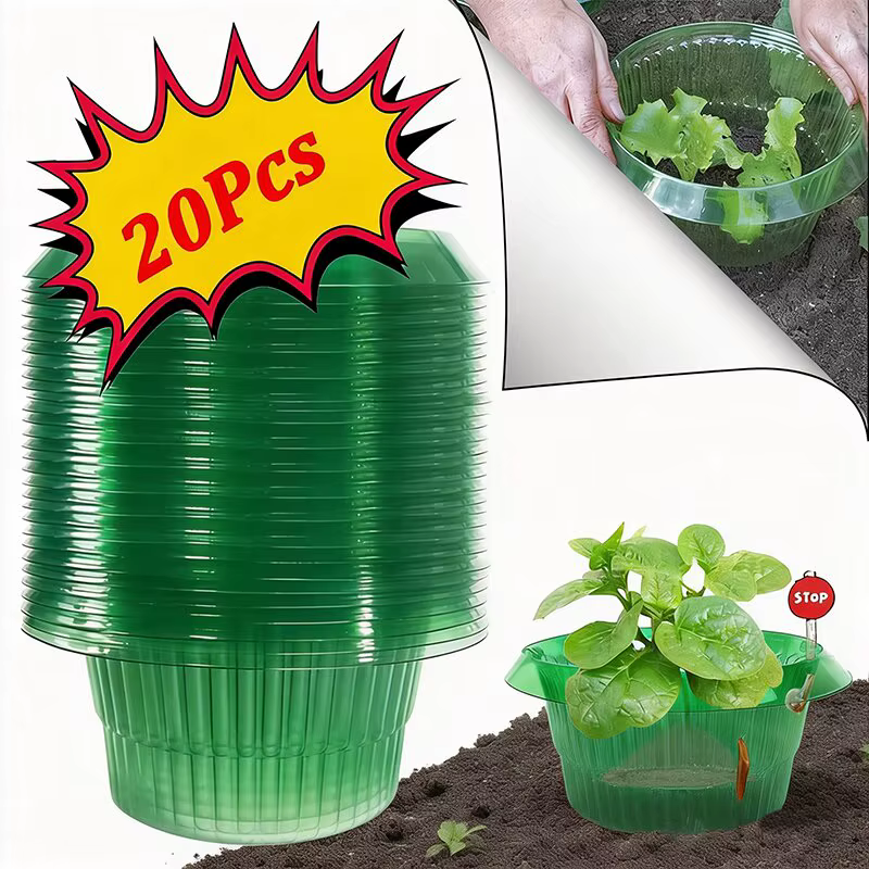 Protège-légumes réutilisables : Colliers anti-limaces et anti-vermicelles pour plantes de jardin