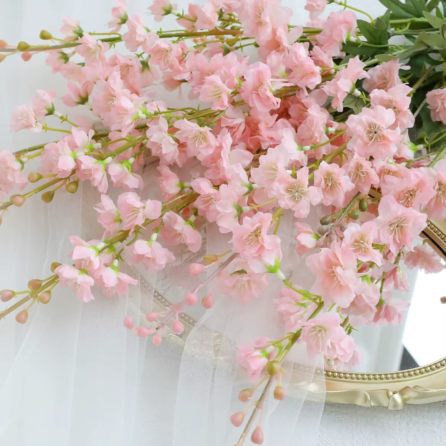Fleurs artificielles Delphinium de 32 pouces de long
