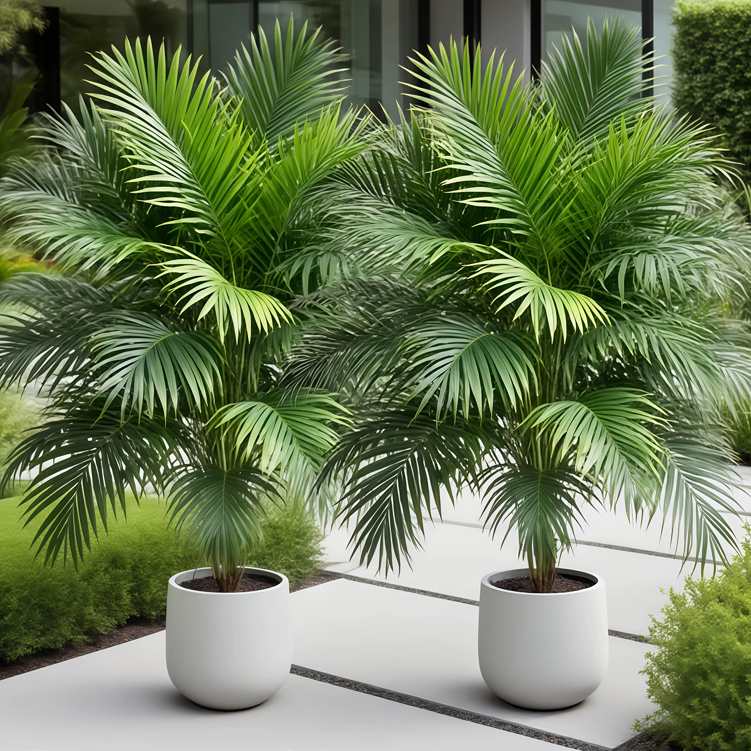 Grands palmiers d'ananas artificiels d'extérieur