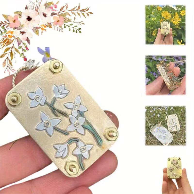 Kit de pressage de micro-fleurs pour la préservation des plantes