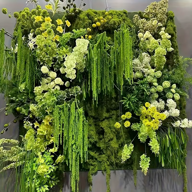 5 pièces de fleurs artificielles d'amarante