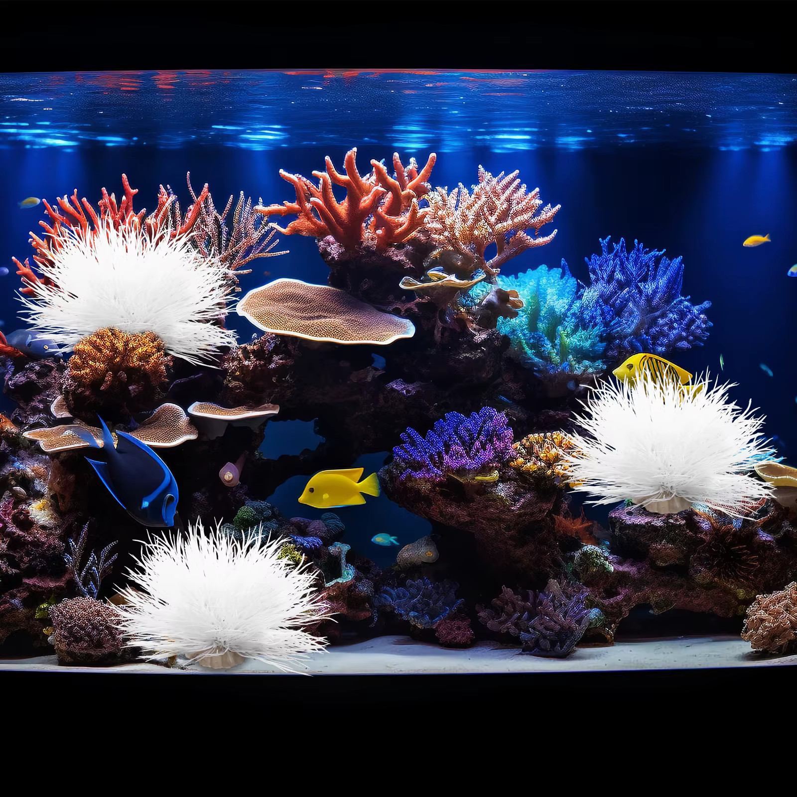 Plantes artificielles de décoration d'aquarium