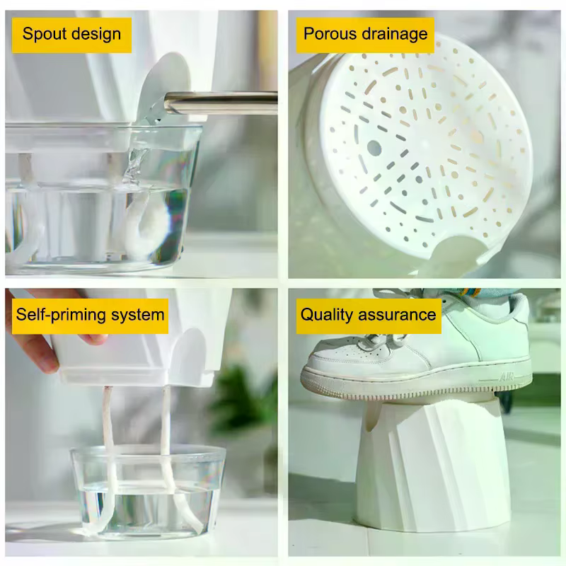 Pot de fleurs hydroponique paresseux à absorption automatique d'eau