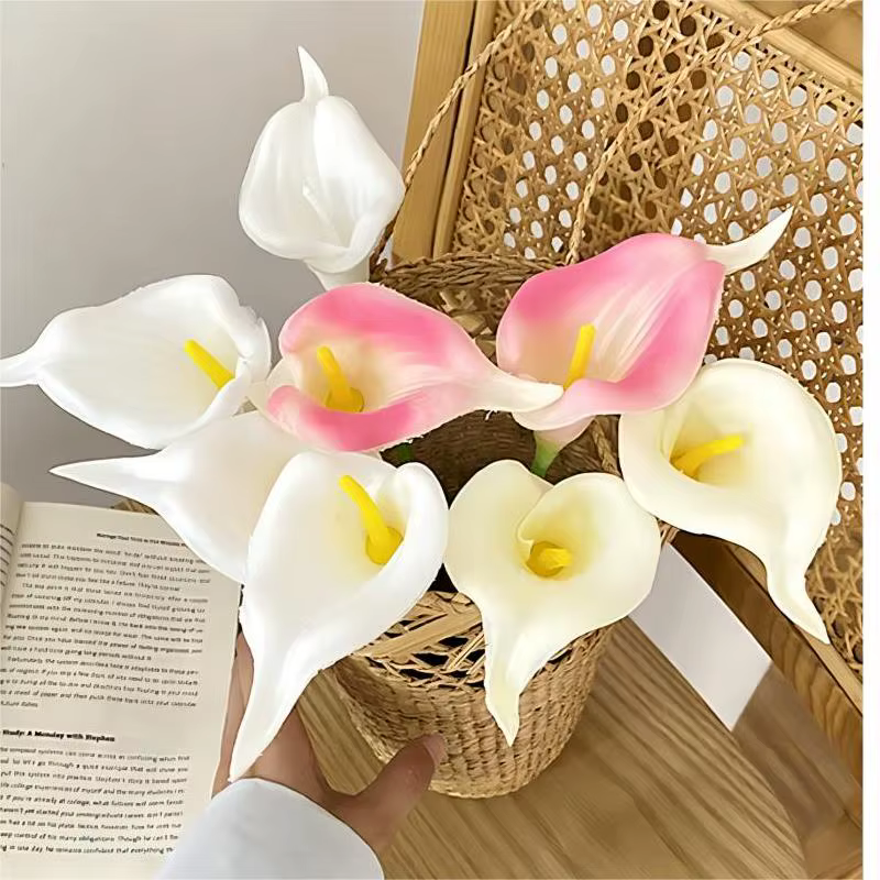 Simulation de fleur de lys Calla en PU