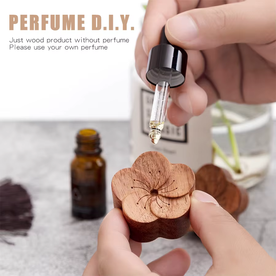 Diffuseur de fleurs en bois sans parfum