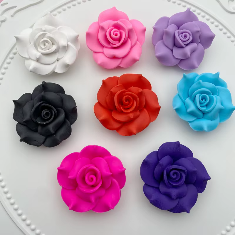 Grande fleur en argile pour l'artisanat