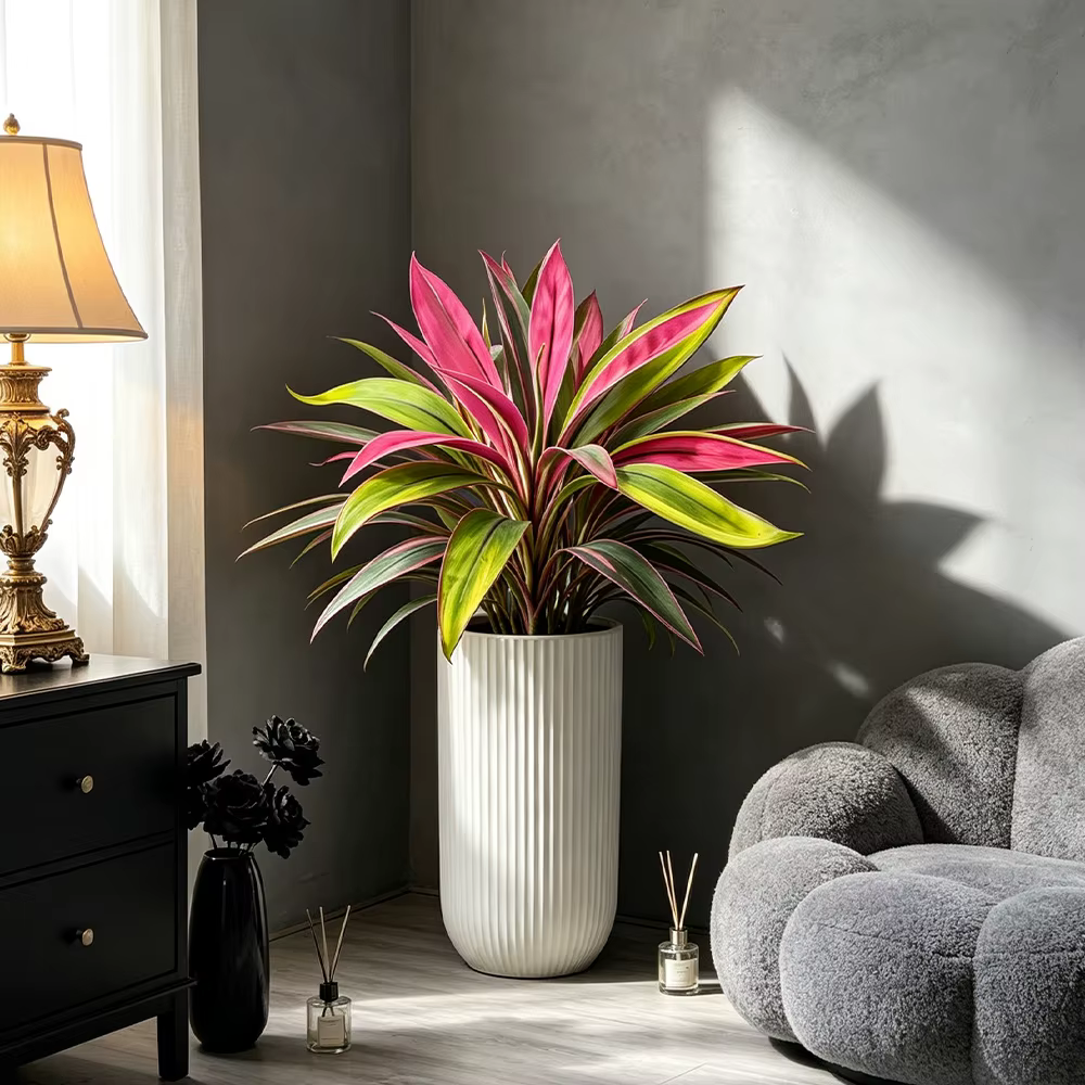 Arbre artificiel Cordyline de 45 cm à 17 feuilles