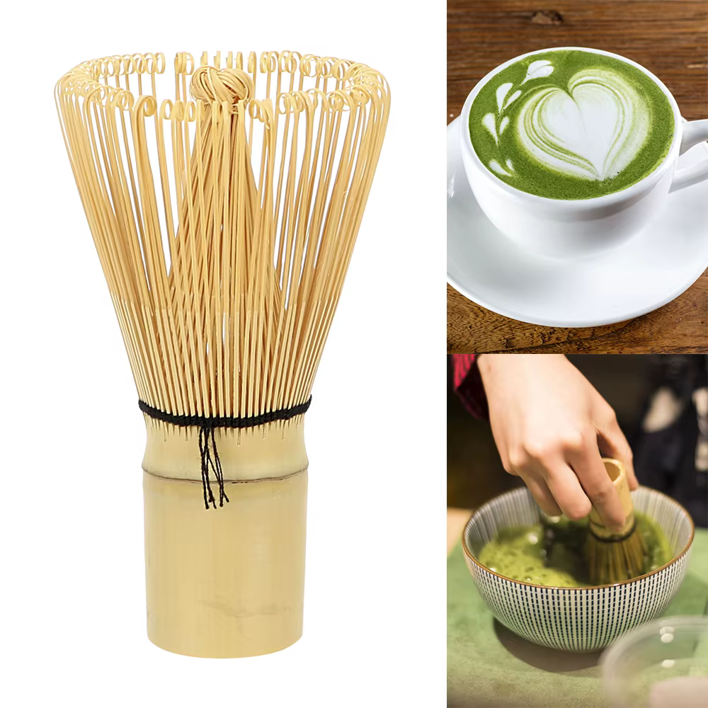 Cérémonie japonaise bambou Chasen 100 Matcha thé vert poudre fouet brosse à thé accessoires de cuisine outil à thé