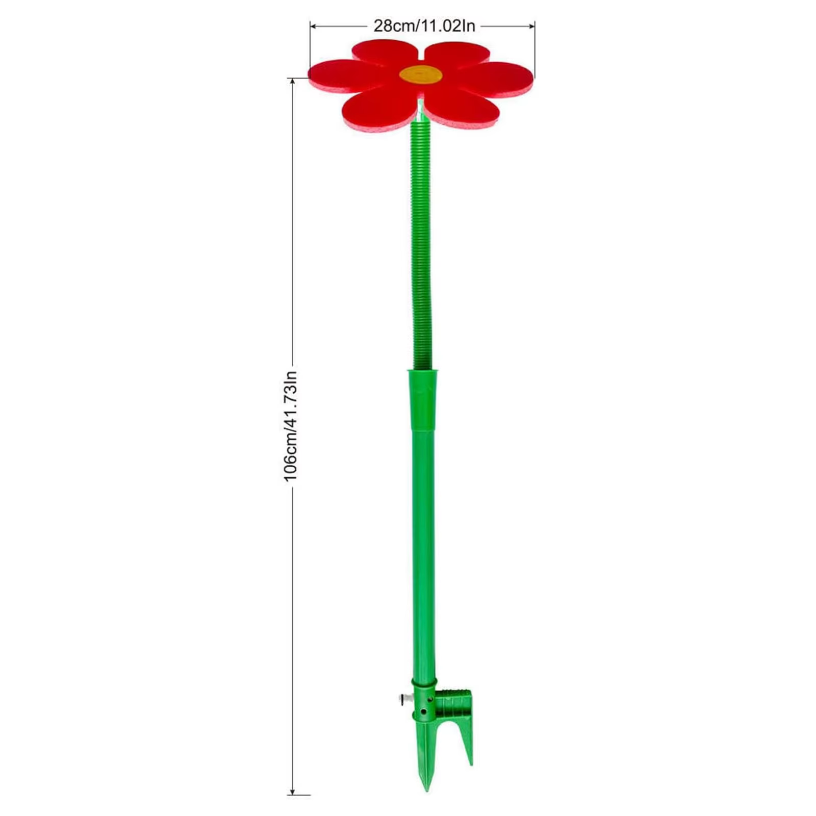 Arroseurs d'eau amusants en forme de tournesol dansant à 360° ° Jouet d'arrosage rotatif et oscillant pour la