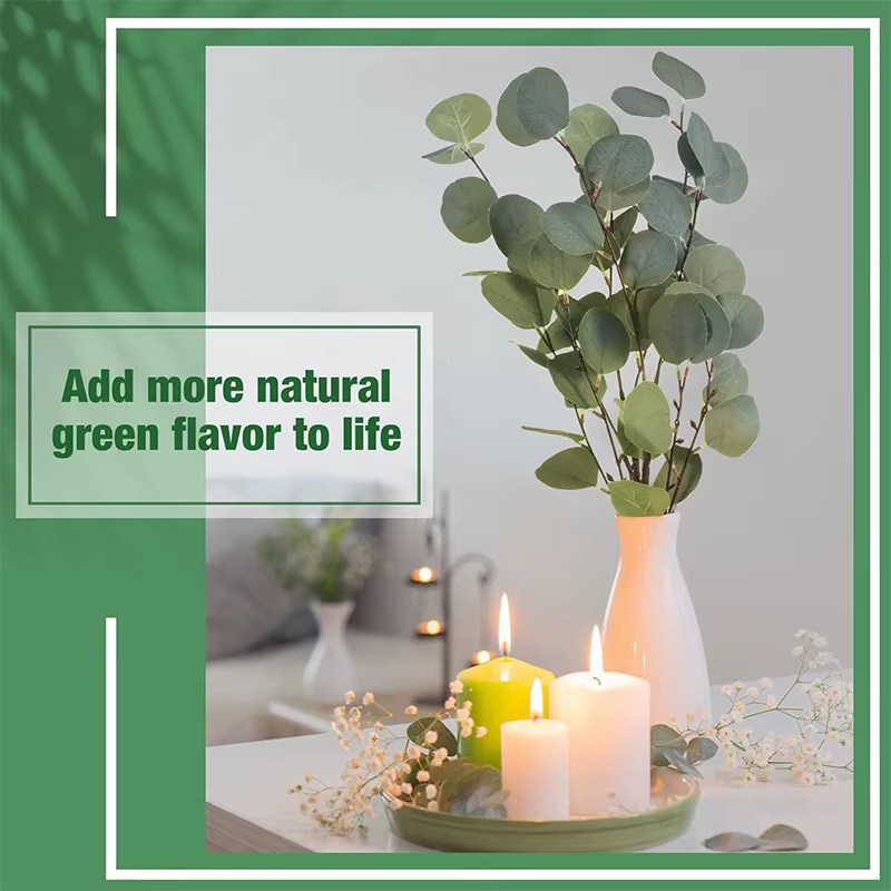 Bouquet de plantes artificielles d'eucalyptus