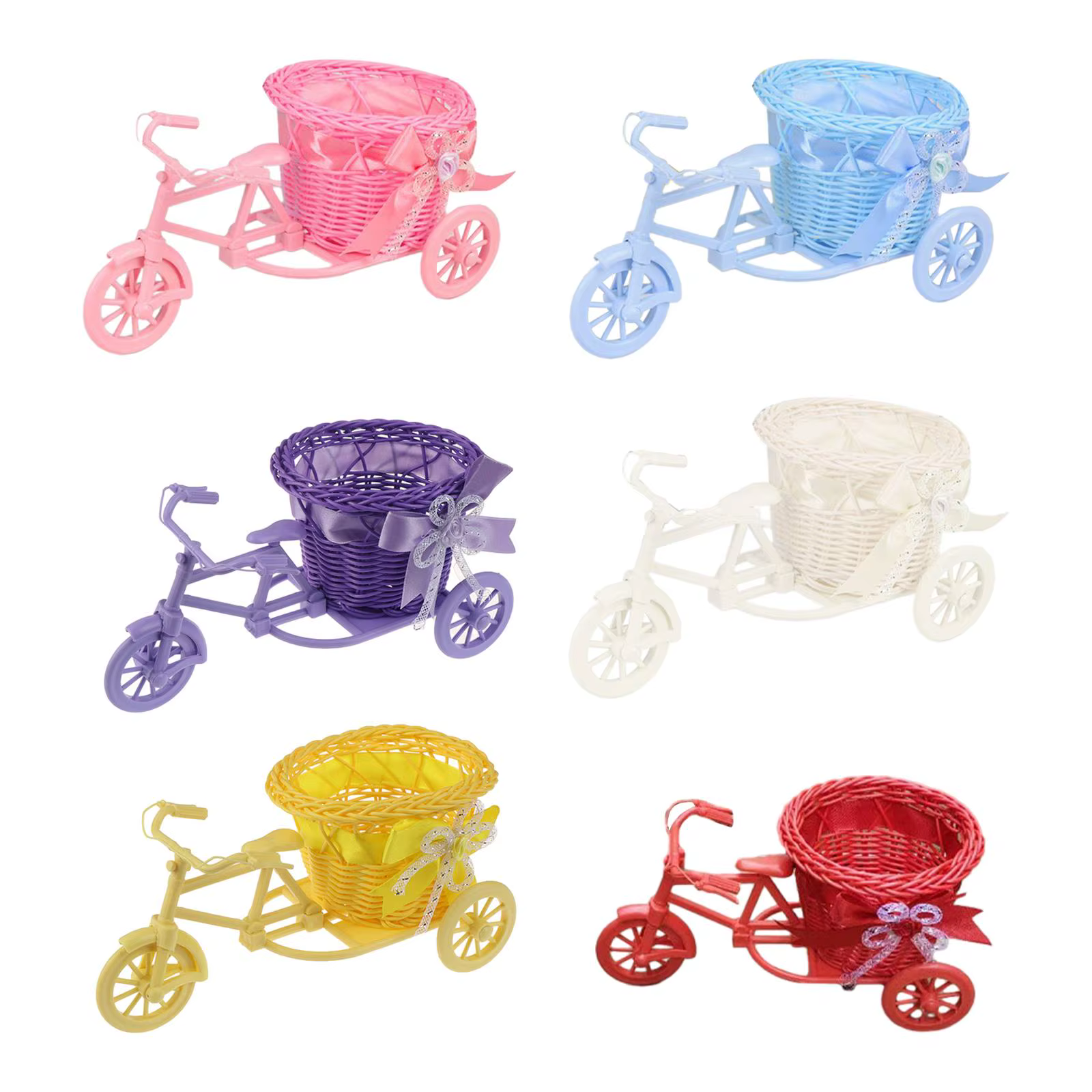 Mir de fleurs artificielles pour vélo