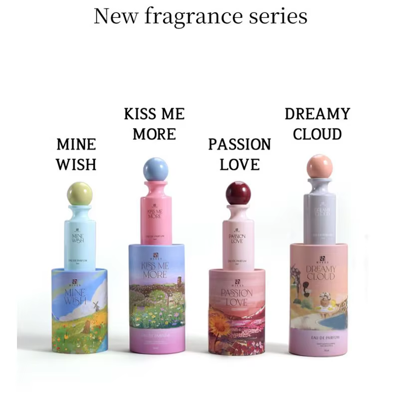 Coffret cadeau de parfum de marque, parfum de luxe haut de gamme, parfum frais et naturel à la rose, au jasmin et à la vanille, eau de toilette longue durée, parfum féminin irrésistible