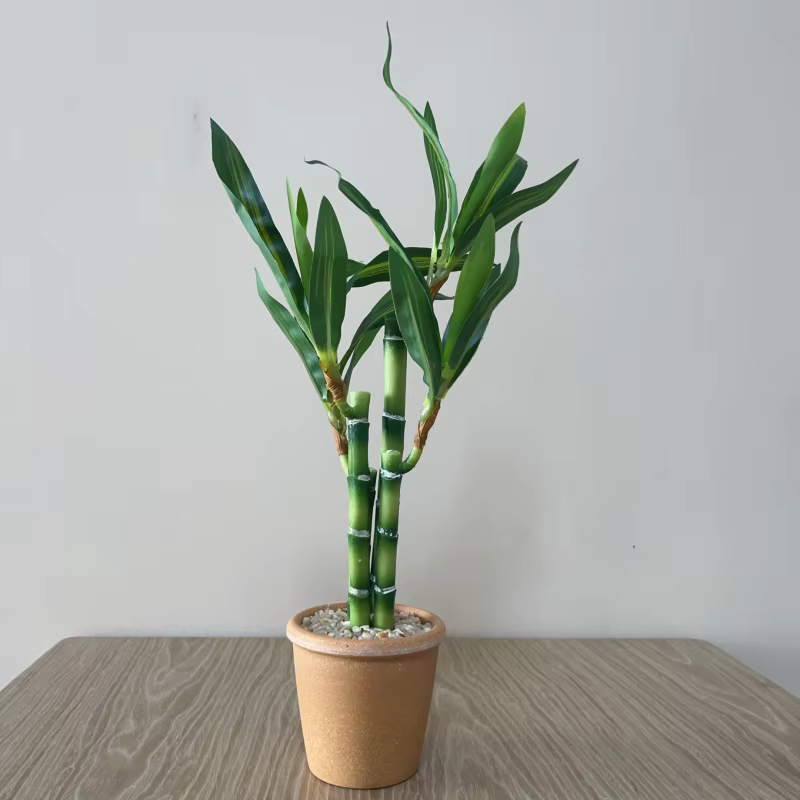 Plante artificielle en bambou porte-bonheur