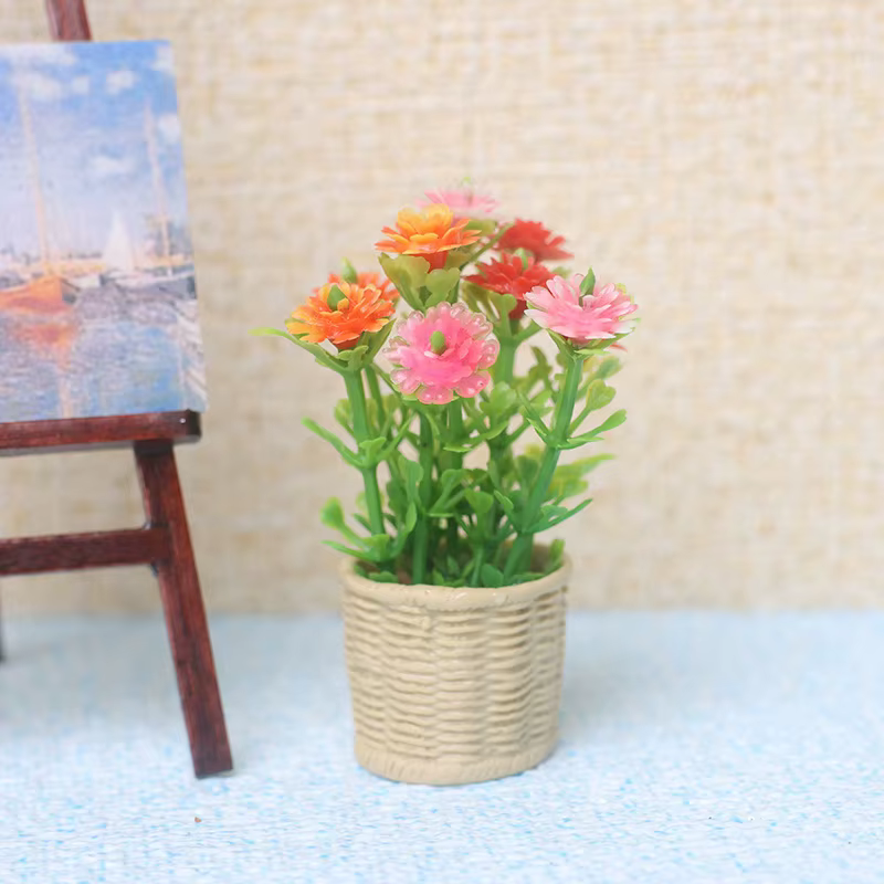 1 pièce, nouveau modèle d'arbre miniature vert en pot