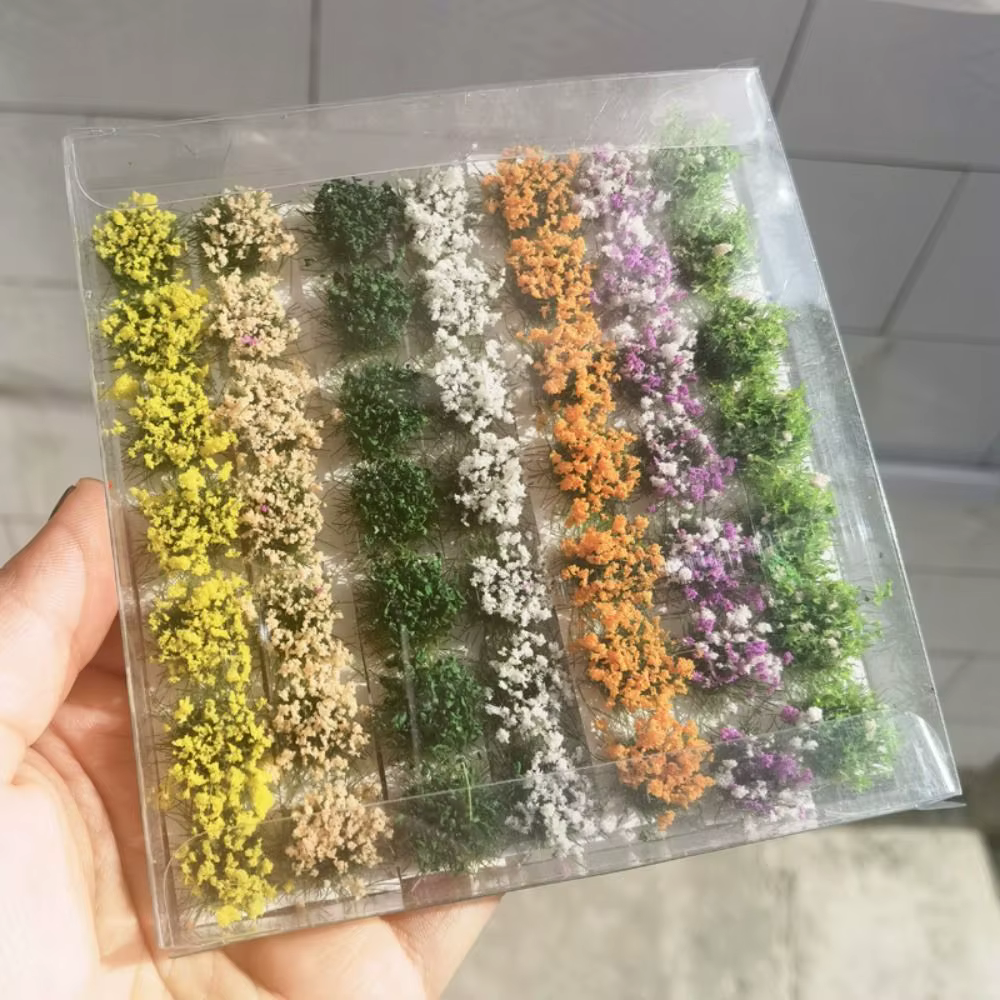 Cluster de fleurs miniatures