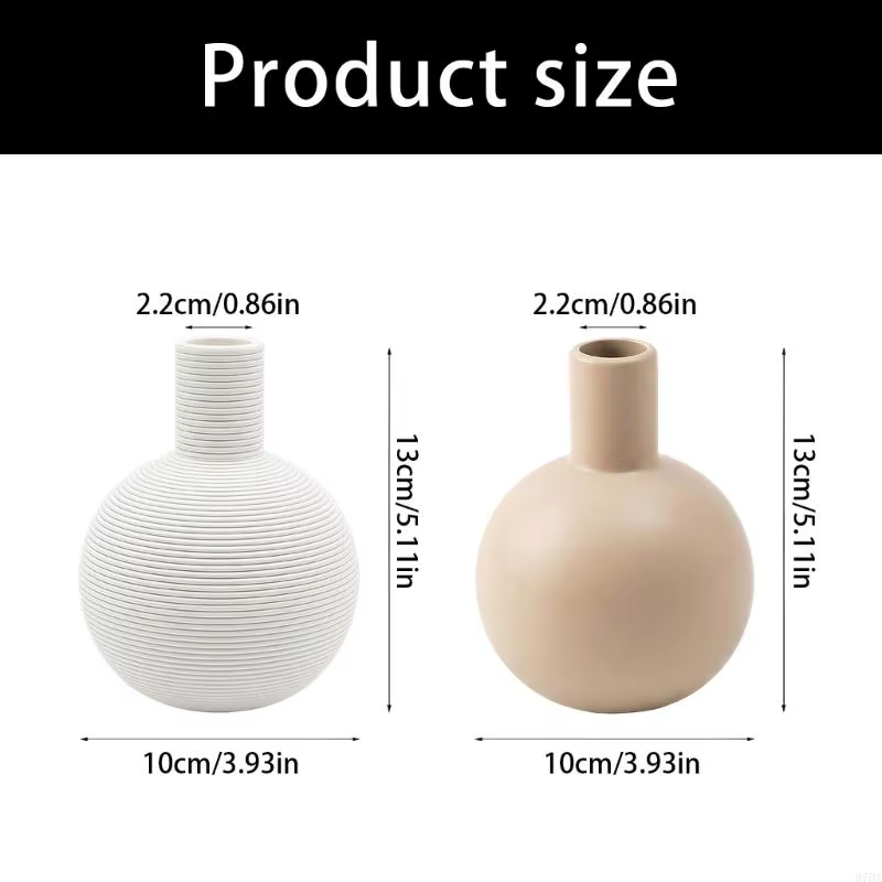 Vases décoratifs en céramique pour centres table