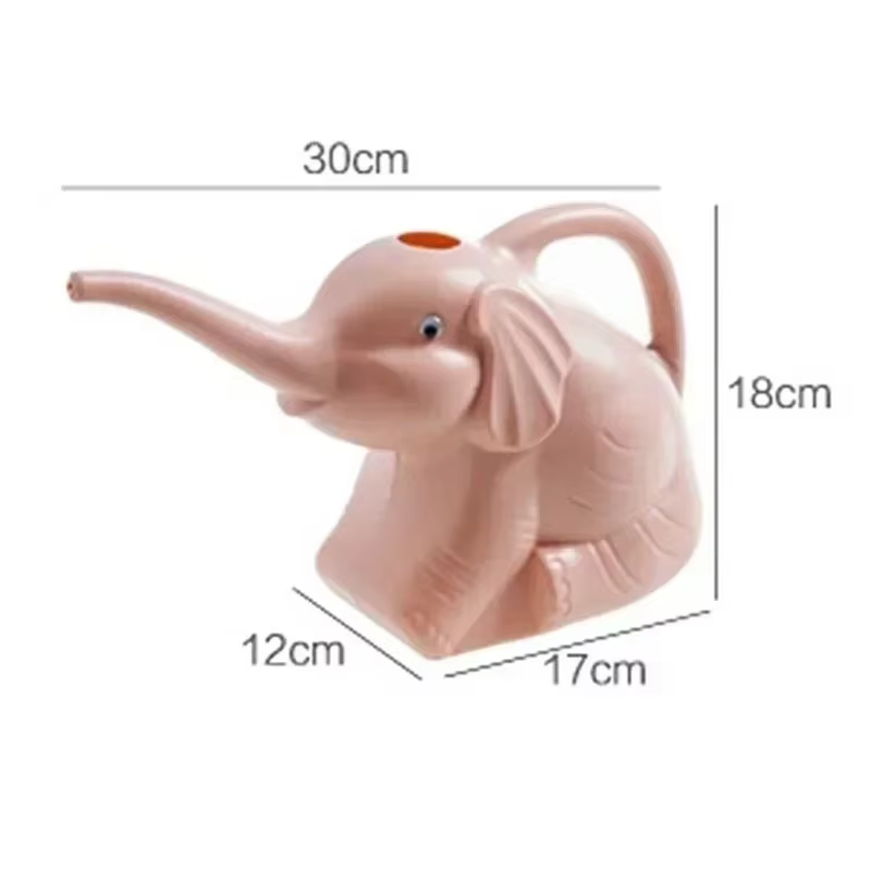 Arrosoir en plastique en forme d'éléphant