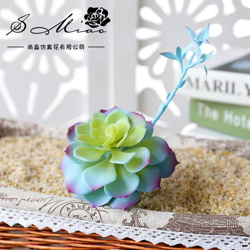 Grands plantes succulentes de Lotus artificielles 11x13cm