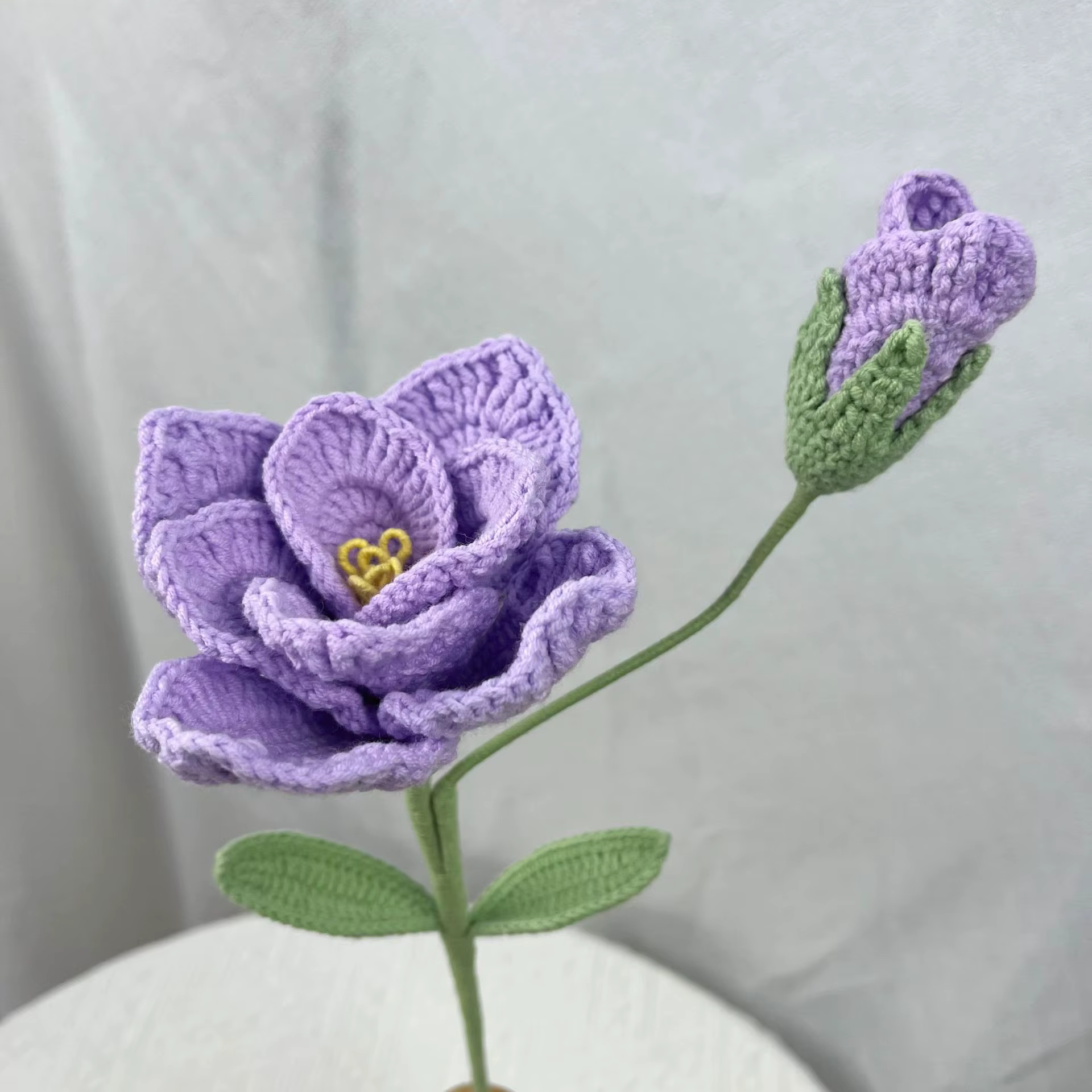 Bouquet tricoté de fil