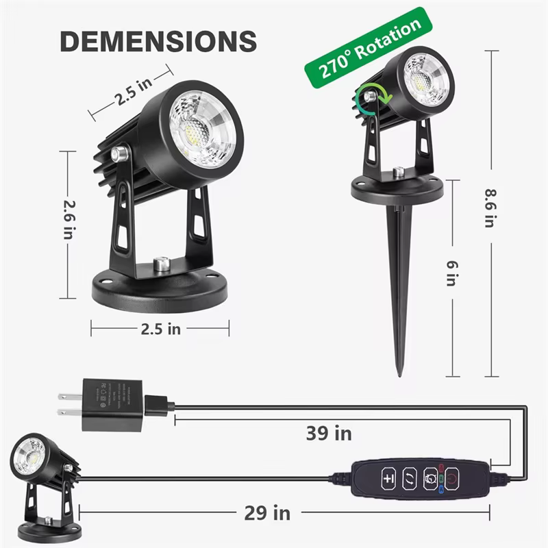 Spot Lumineux LED d'Nikà Intensité Réglable
