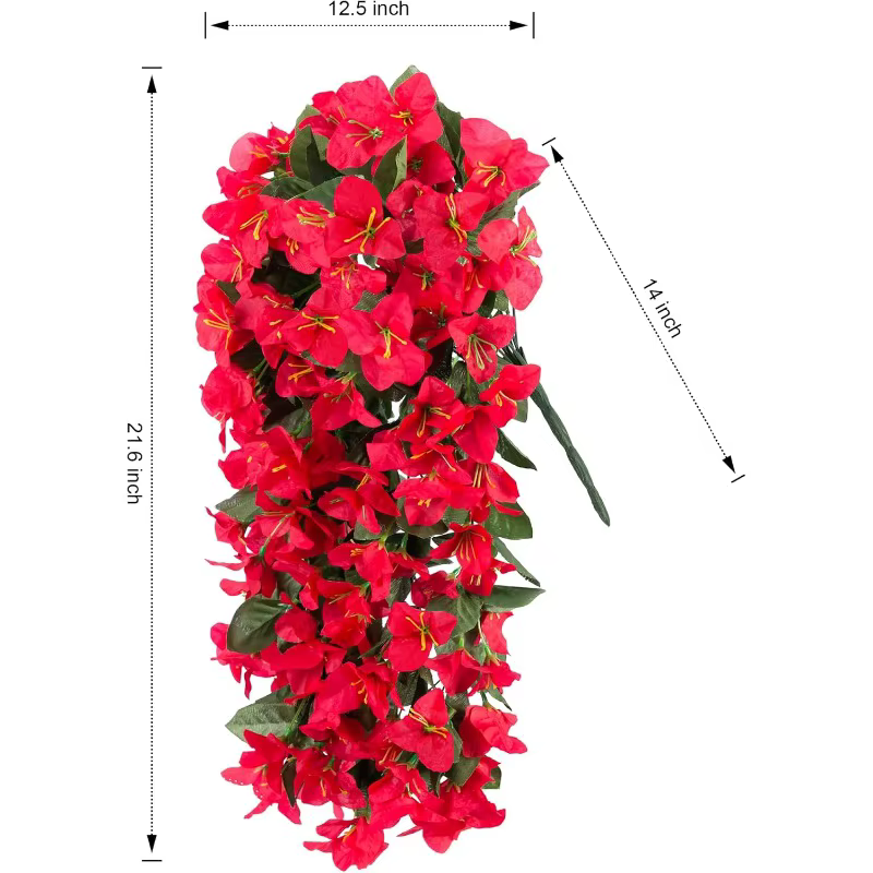 Fleurs artificielles de bougainvillier résistantes aux UV