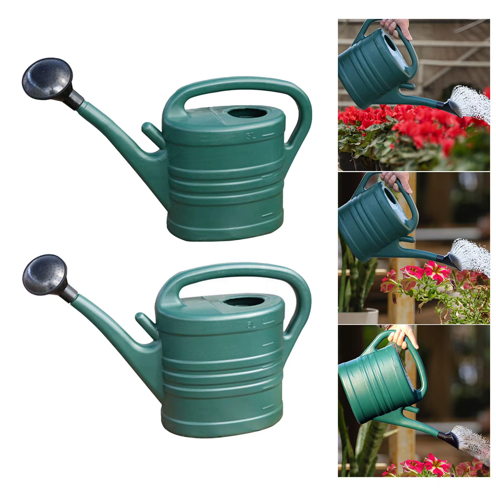 Arrosoir de jardin domestique avec tête d'arrosage
