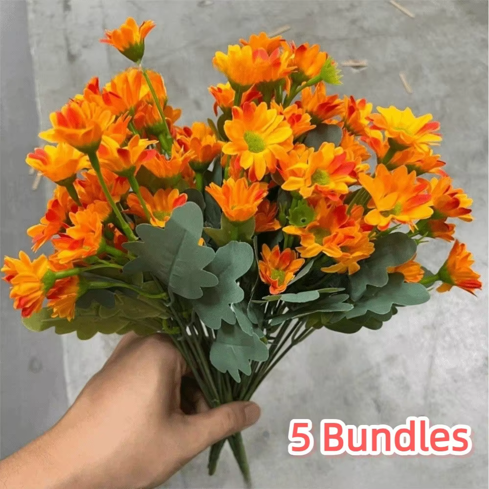 Bouquet de marguerites artificielles dégradées haute fidélité