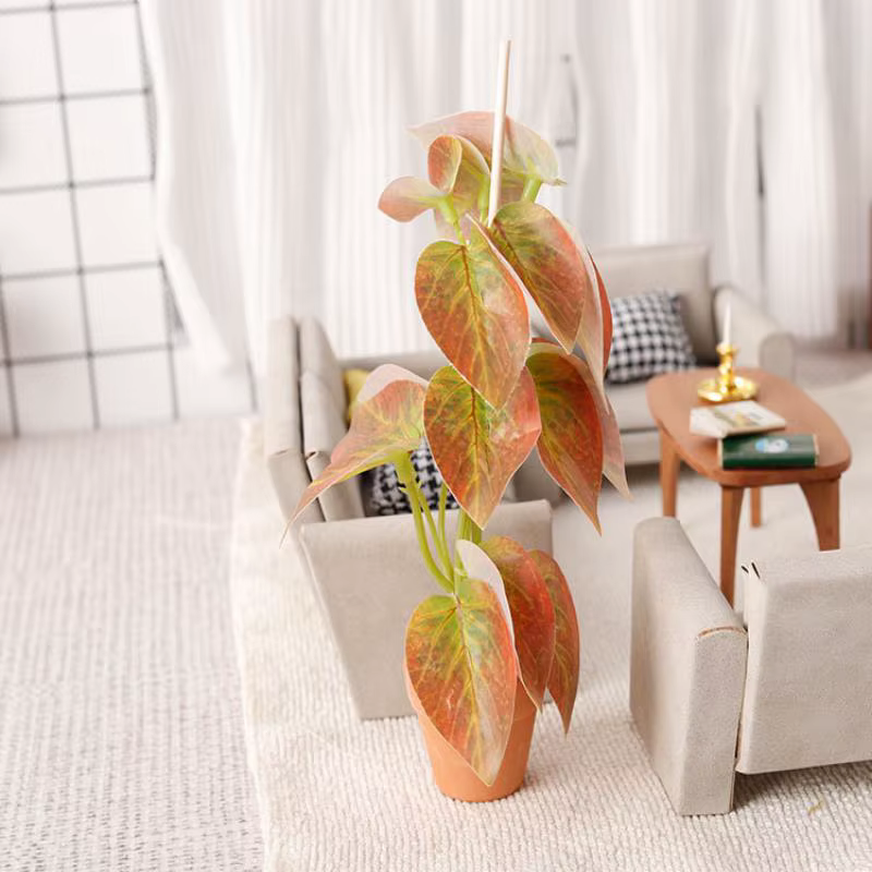 Modèle de plante verte bonsaï Miniature pour maison de poupée 1/12