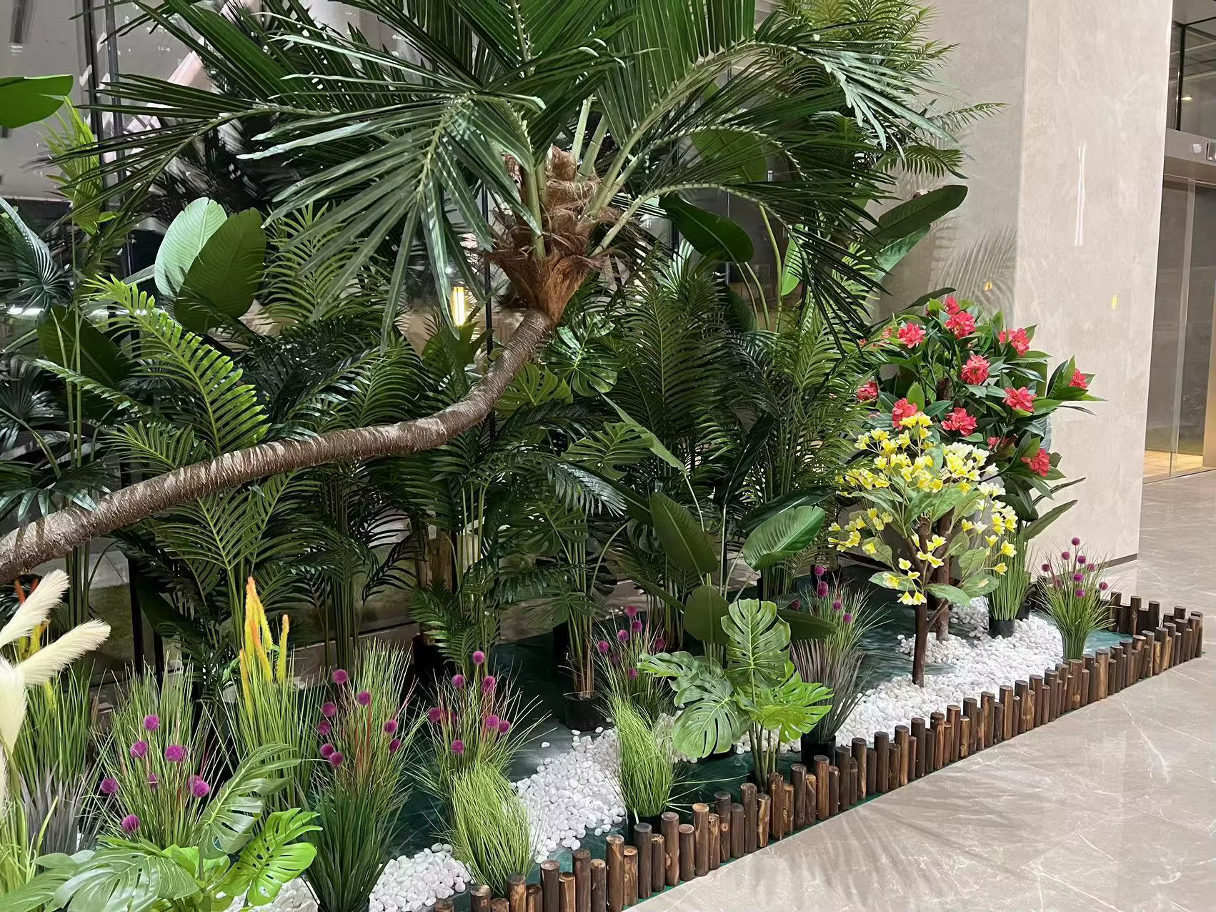 Simulation de plante verte